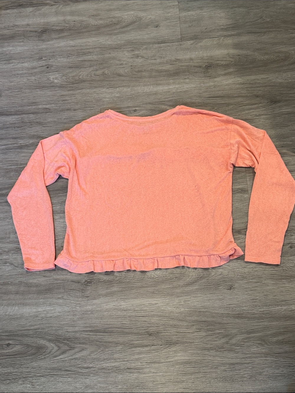 LOFT Cropped Ruffle Long Sleeve - Picture 3 of 4